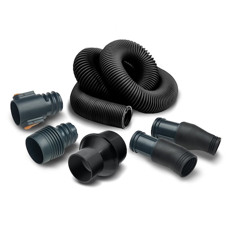 Powertec Universal Small Port Hose Kit with a 4 in. to 2-1/2 in. Hose Tapered Adapter 70327